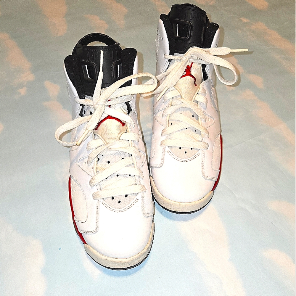 Kid's Air Jordan 6 Varsity Red Size 6.5